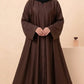 Flare Essential Maxi Abaya - Brown