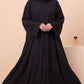 Flare Essential Maxi Abaya - Black