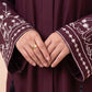 Bloom Heritage Abaya - Maroon