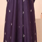 Leaf Drop Abaya - Purple