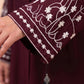 Bloom Heritage Abaya - Maroon