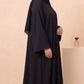 Flare Essential Maxi Abaya - Black