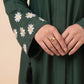 Daisy Drop Abaya - Green