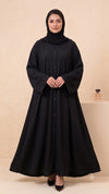 Flare Essential Maxi Abaya - Black